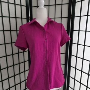Shein Magenta Pink Blouse S